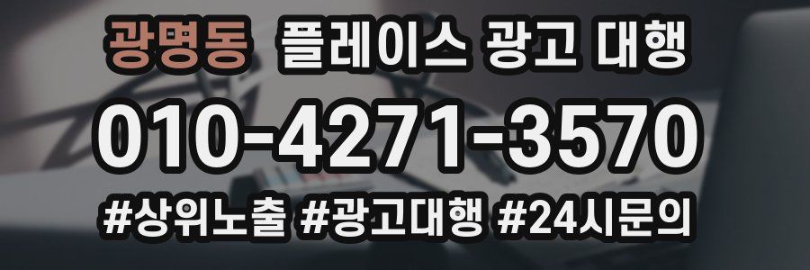 광명동 플레이스 광고 대행