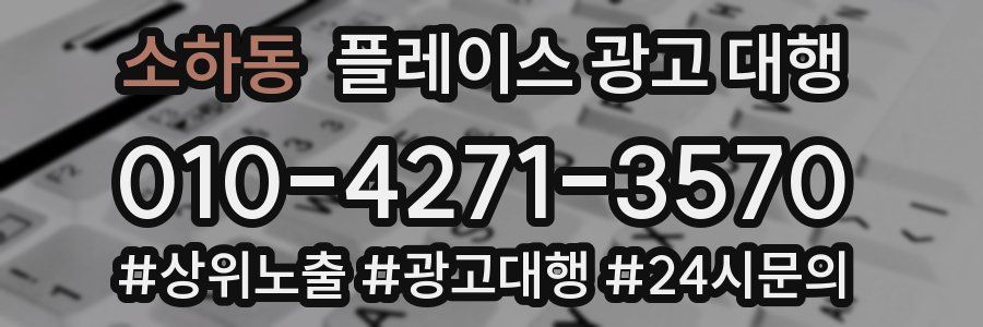 소하동 플레이스 광고 대행