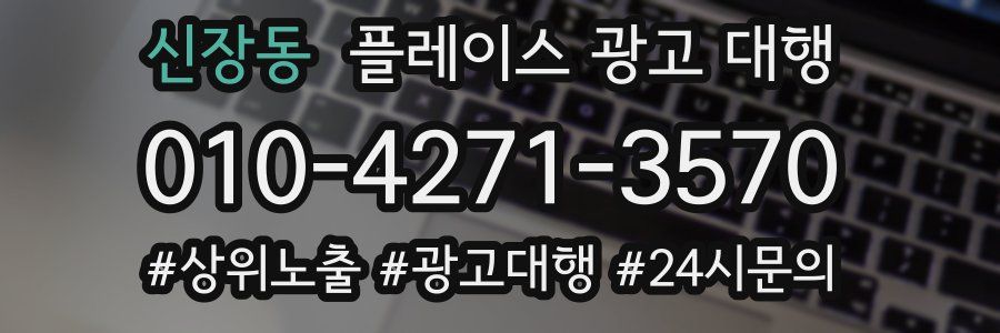 신장동 플레이스 광고 대행