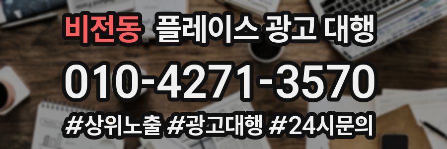비전동 플레이스 광고 대행