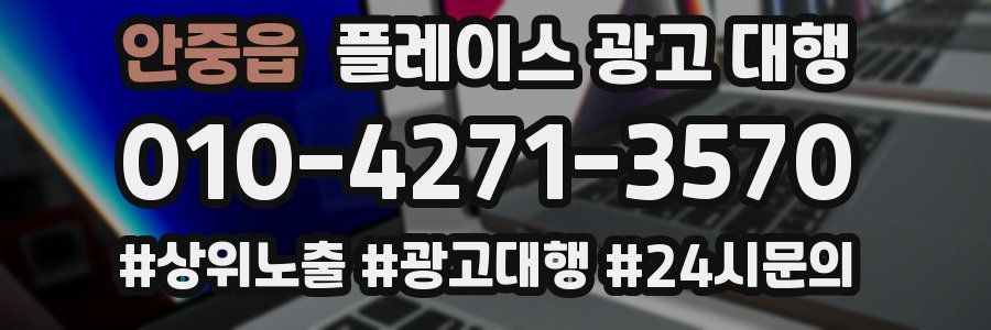 안중읍 플레이스 광고 대행