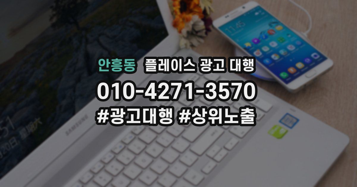 안흥동 플레이스 광고 대행
