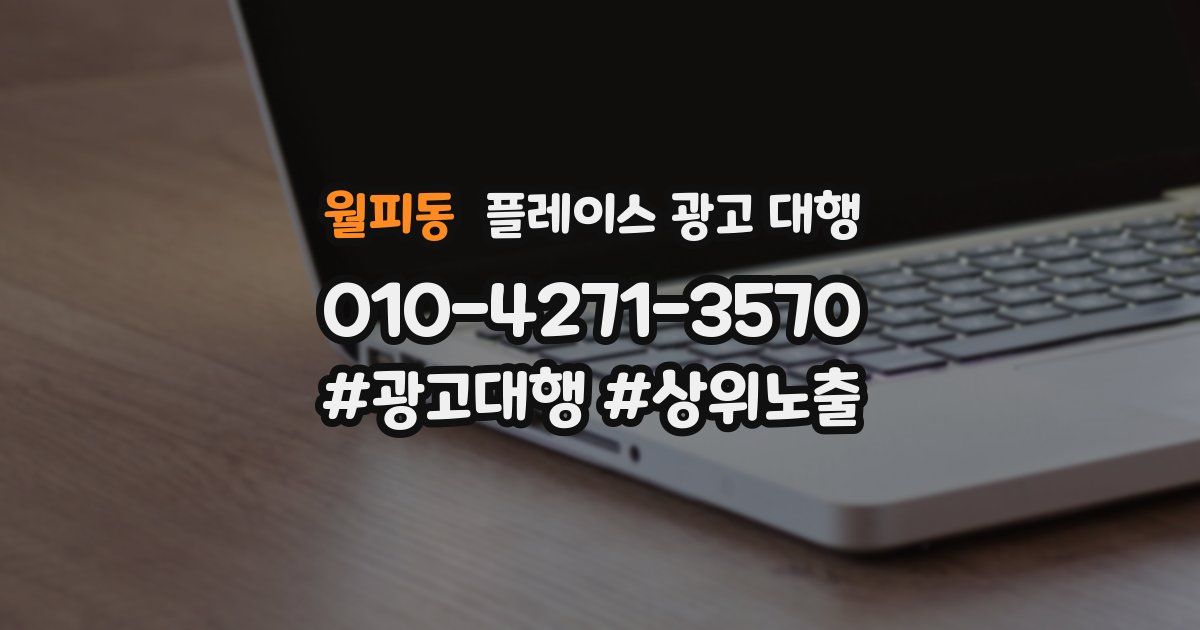 월피동 플레이스 광고 대행