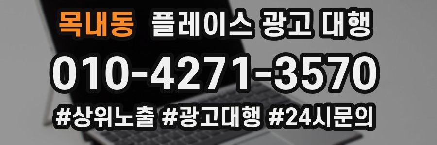 목내동 플레이스 광고 대행