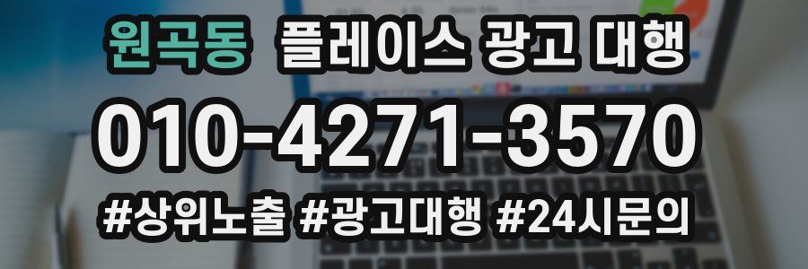 원곡동 플레이스 광고 대행