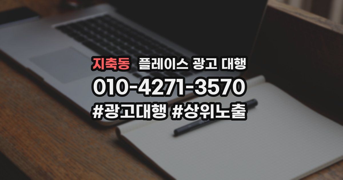 지축동 플레이스 광고 대행