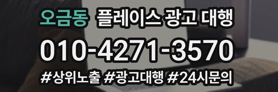 오금동 플레이스 광고 대행