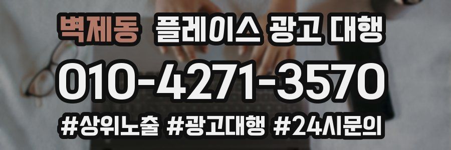 벽제동 플레이스 광고 대행