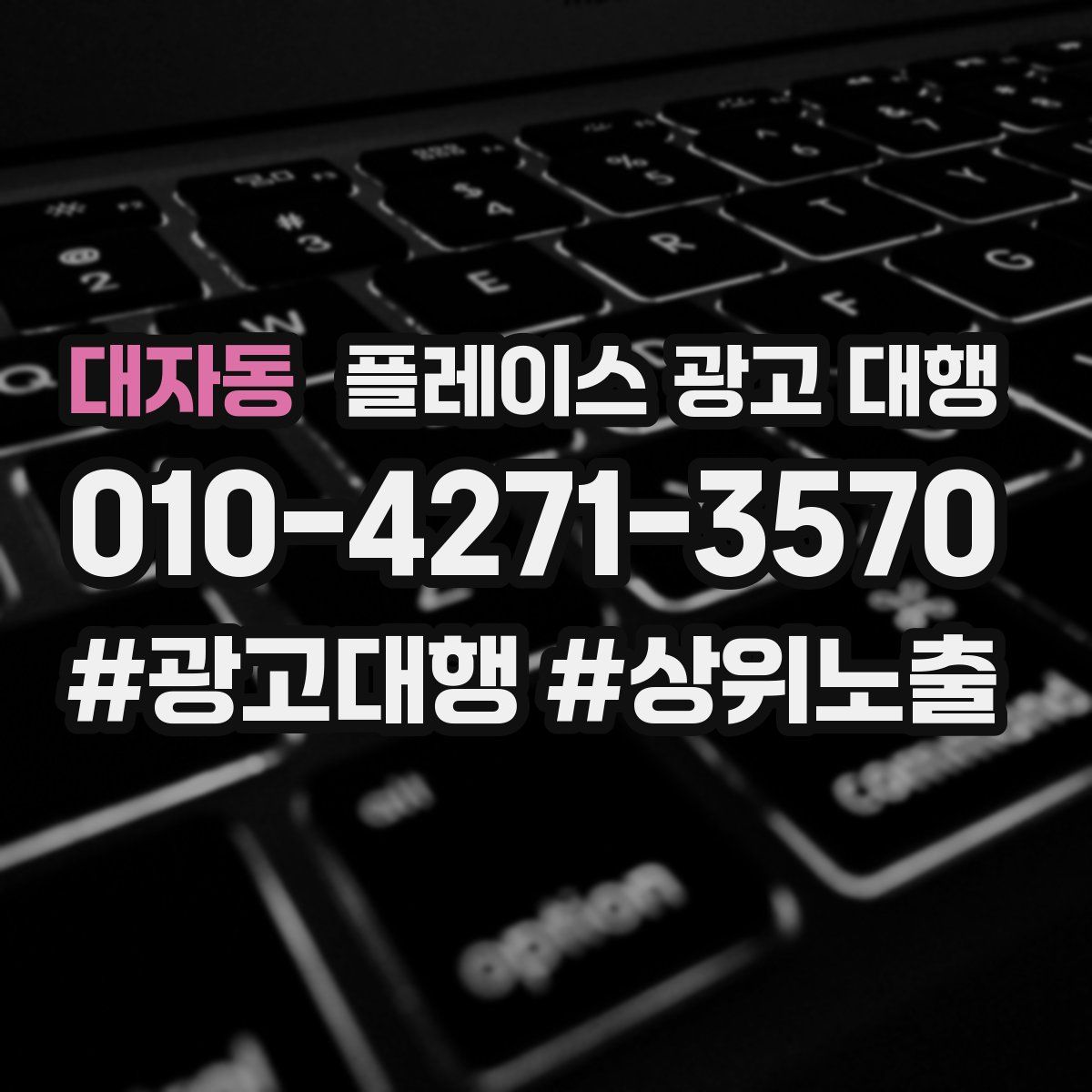 대자동 플레이스 광고 대행