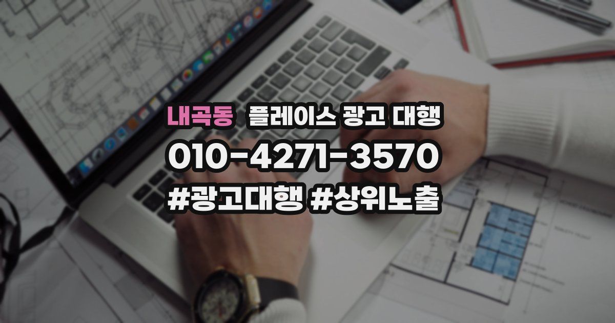 내곡동 플레이스 광고 대행