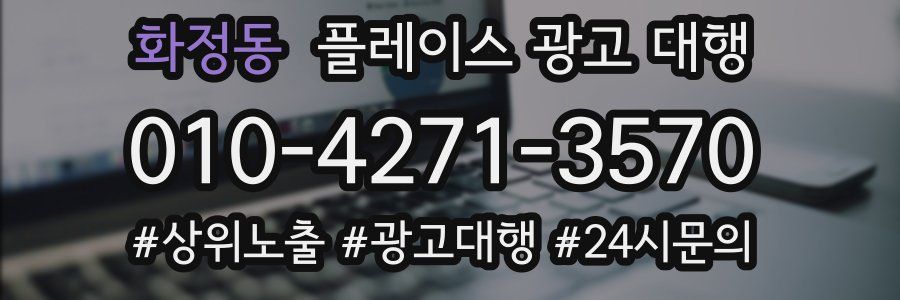 화정동 플레이스 광고 대행