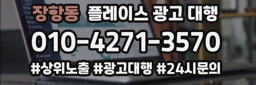 장항동 플레이스 광고 대행
