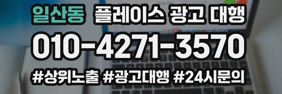일산동 플레이스 광고 대행