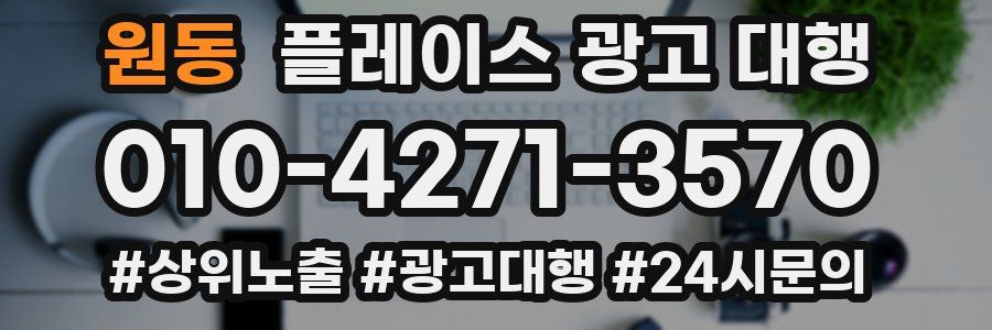 원동 플레이스 광고 대행