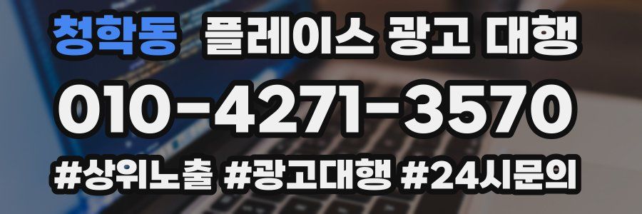 청학동 플레이스 광고 대행