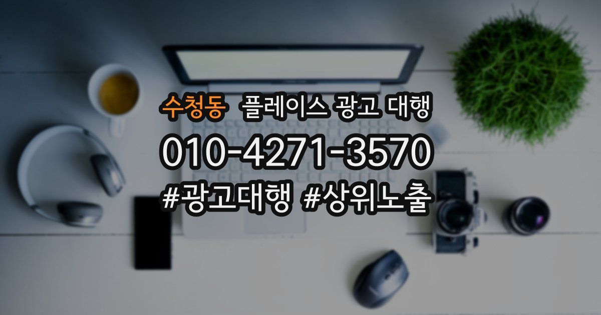 수청동 플레이스 광고 대행