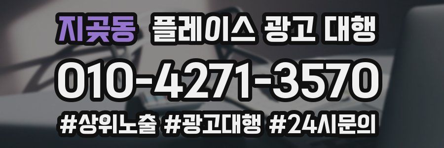 지곶동 플레이스 광고 대행