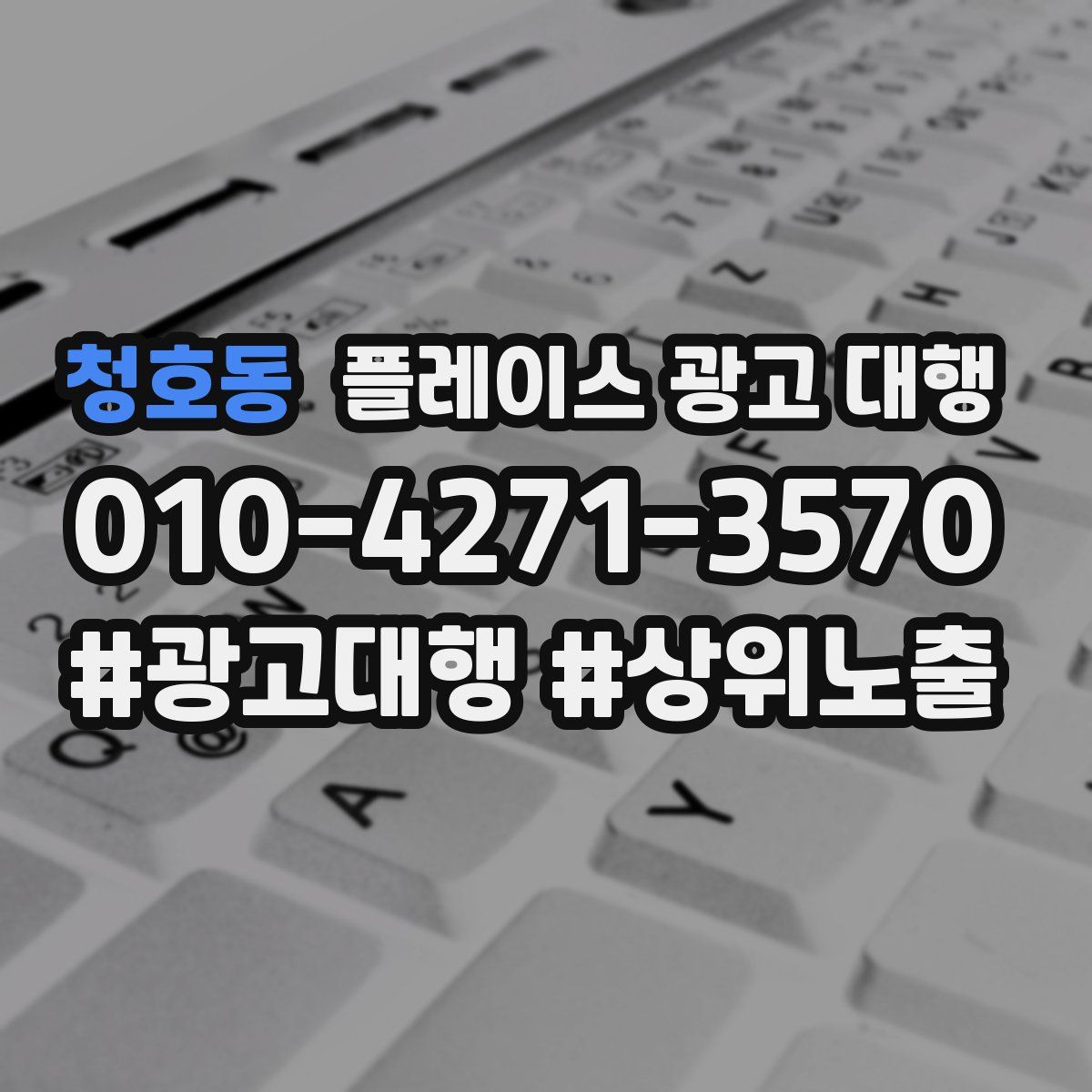 청호동 플레이스 광고 대행