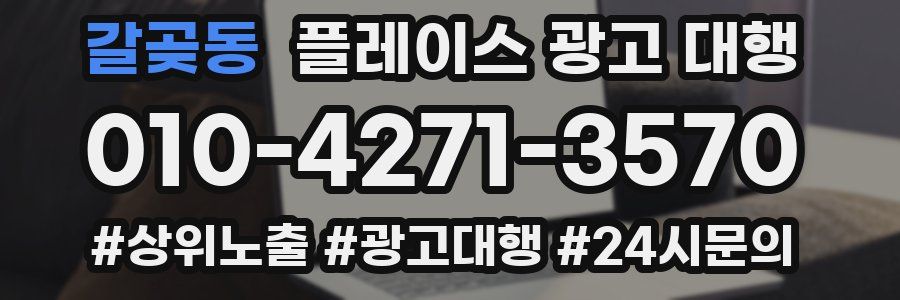 갈곶동 플레이스 광고 대행