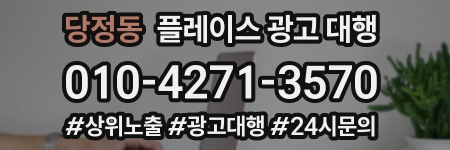 당정동 플레이스 광고 대행