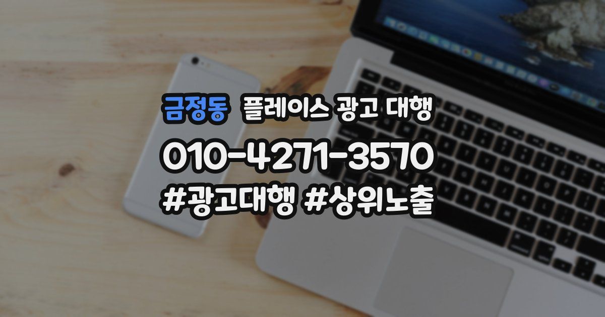 금정동 플레이스 광고 대행