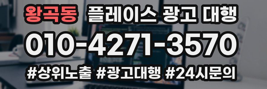 왕곡동 플레이스 광고 대행