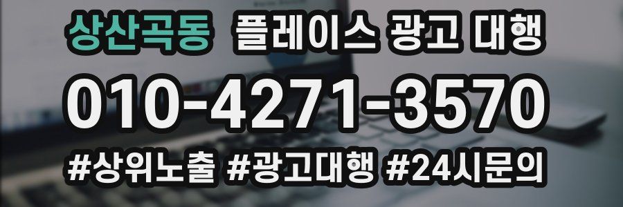 상산곡동 플레이스 광고 대행