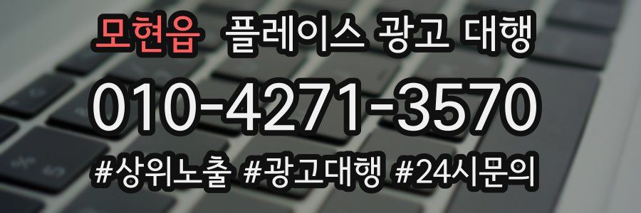 모현읍 플레이스 광고 대행