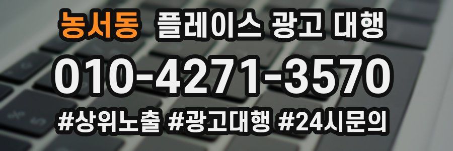 농서동 플레이스 광고 대행