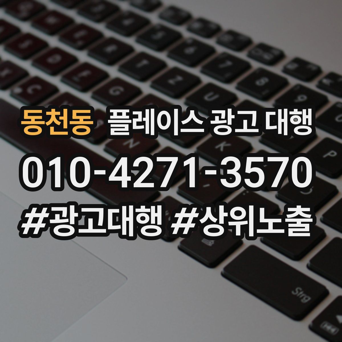 동천동 플레이스 광고 대행