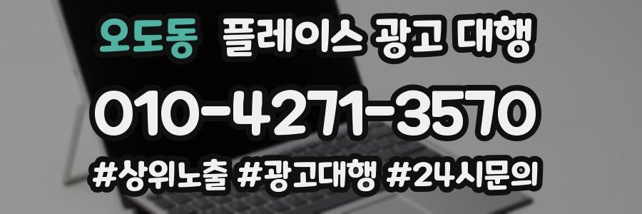 오도동 플레이스 광고 대행