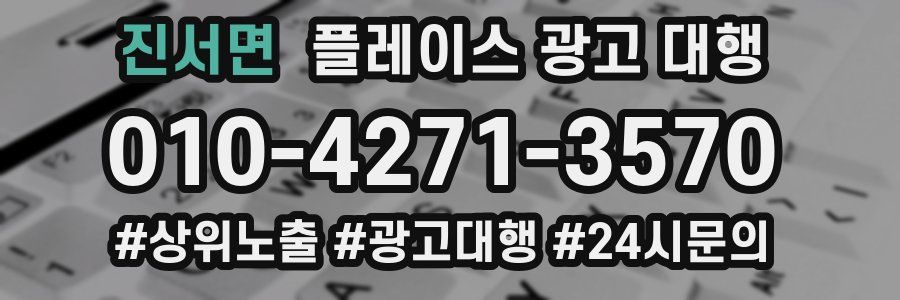 진서면 플레이스 광고 대행