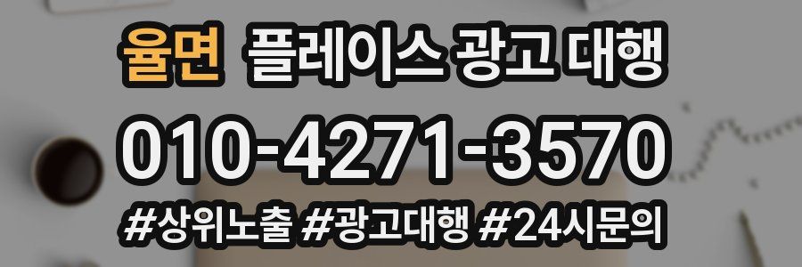 율면 플레이스 광고 대행