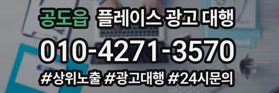 공도읍 플레이스 광고 대행