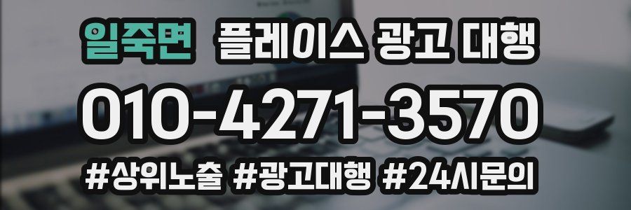 일죽면 플레이스 광고 대행