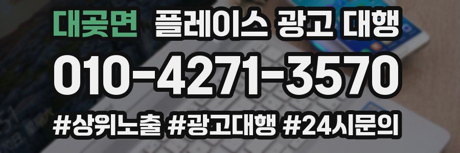대곶면 플레이스 광고 대행