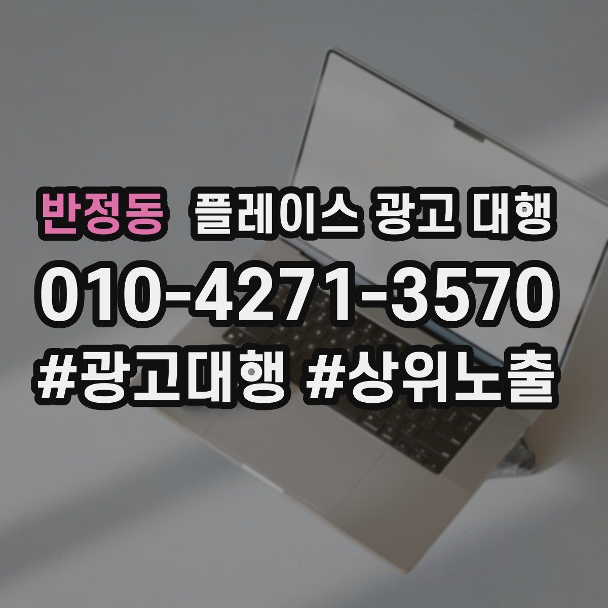 반정동 플레이스 광고 대행