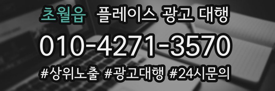 초월읍 플레이스 광고 대행