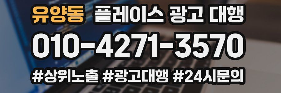 유양동 플레이스 광고 대행