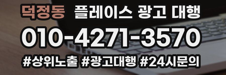 덕정동 플레이스 광고 대행