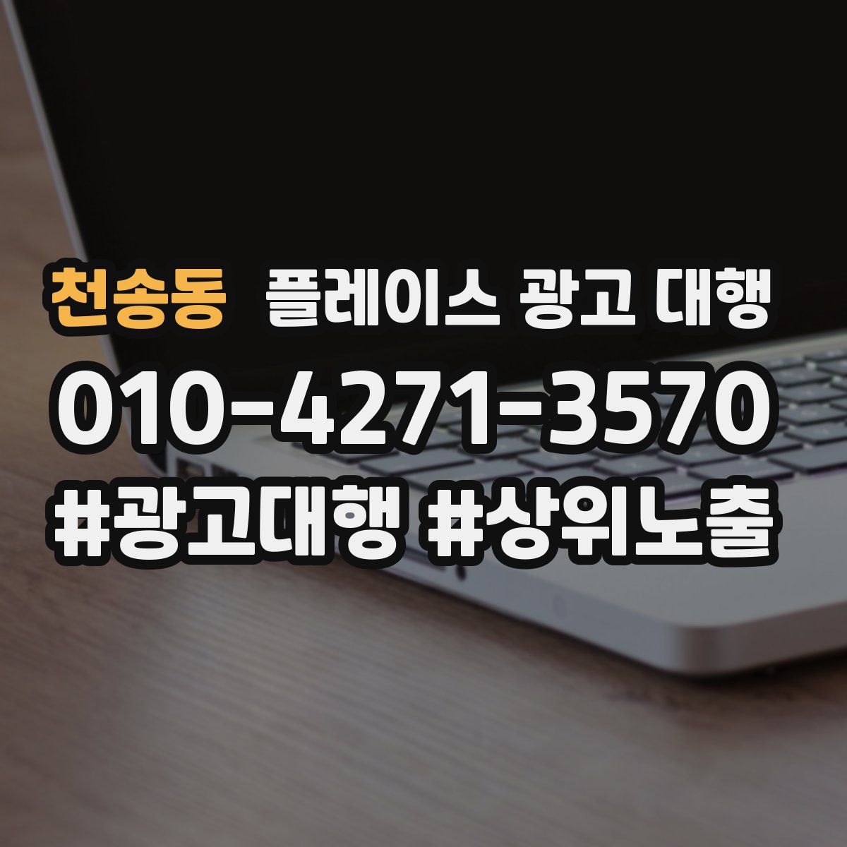 천송동 플레이스 광고 대행