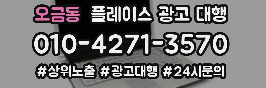 오금동 플레이스 광고 대행