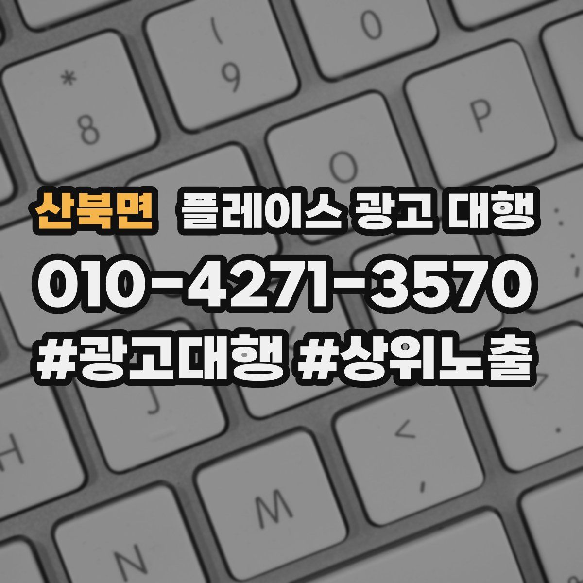 산북면 플레이스 광고 대행