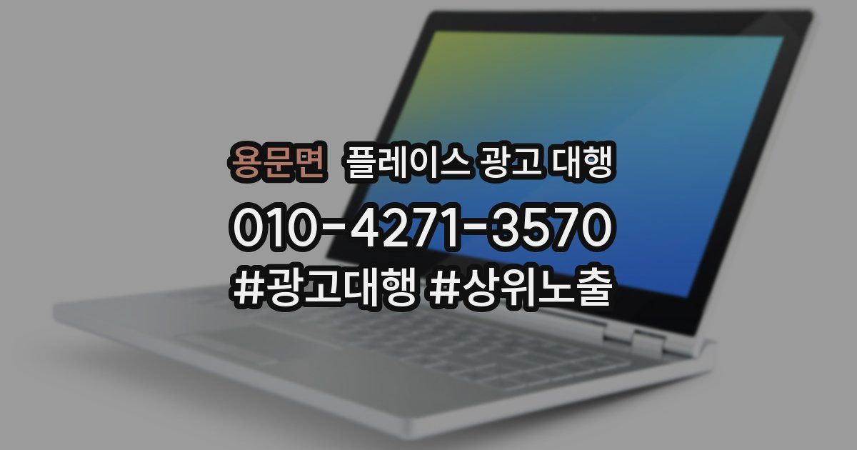 용문면 플레이스 광고 대행