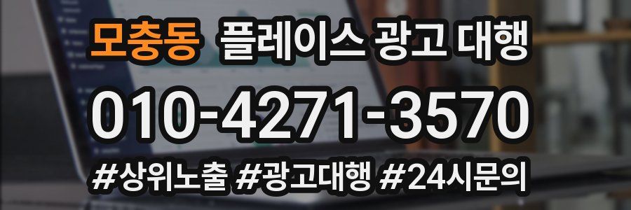 모충동 플레이스 광고 대행