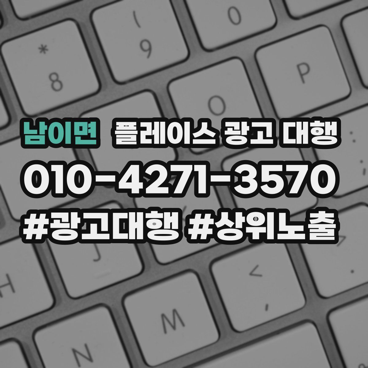 남이면 플레이스 광고 대행
