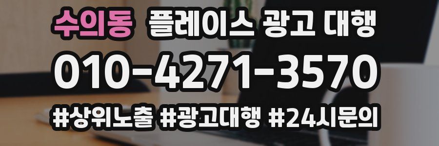 수의동 플레이스 광고 대행