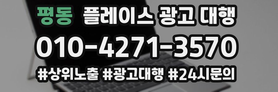 평동 플레이스 광고 대행