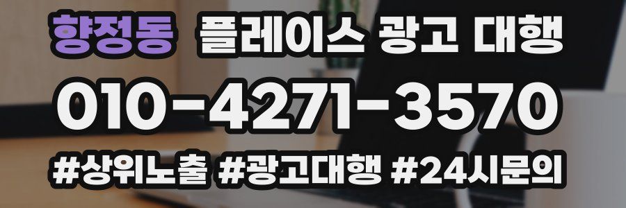 향정동 플레이스 광고 대행