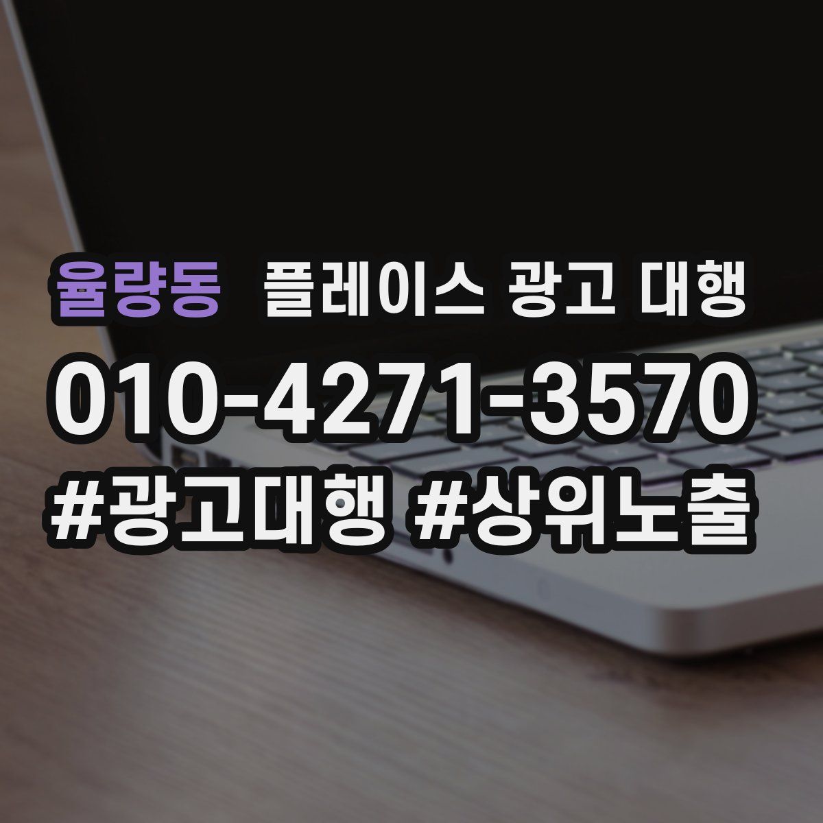 율량동 플레이스 광고 대행